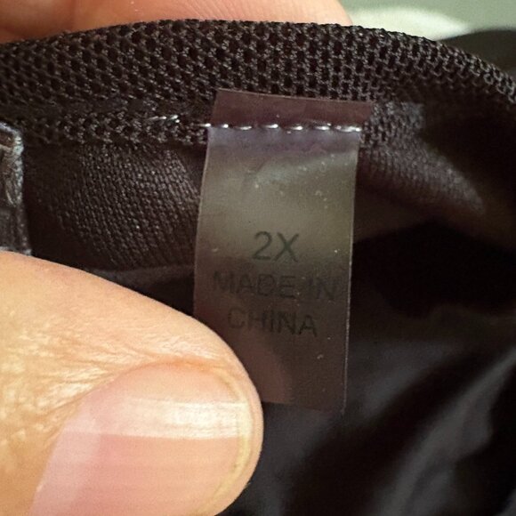 89th & Madison Black Lace Crochet Tunic Boho Bell Sleeve Blouse 2X - Picture 8 of 10